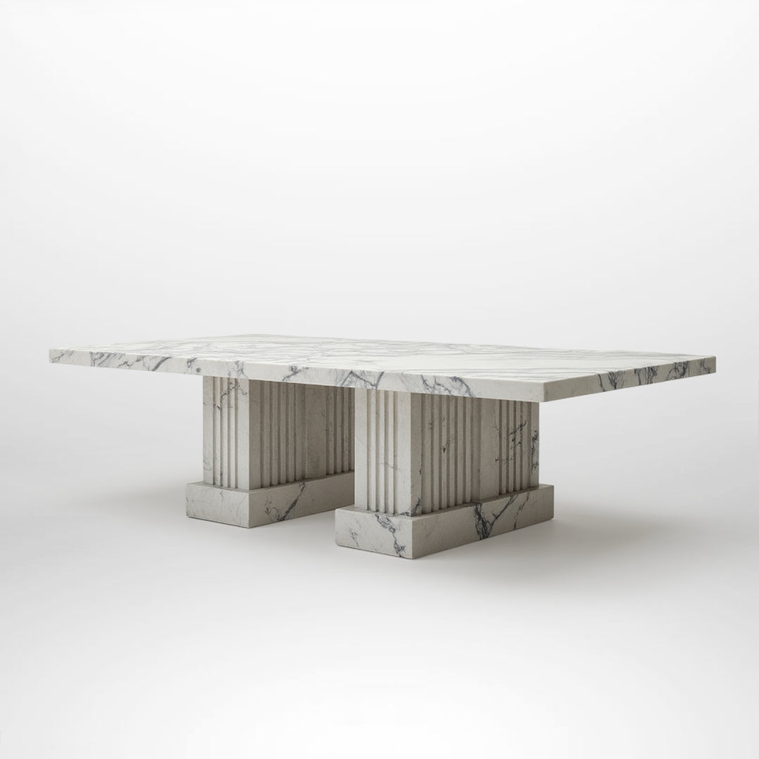 Partenon Carrara Dining Table