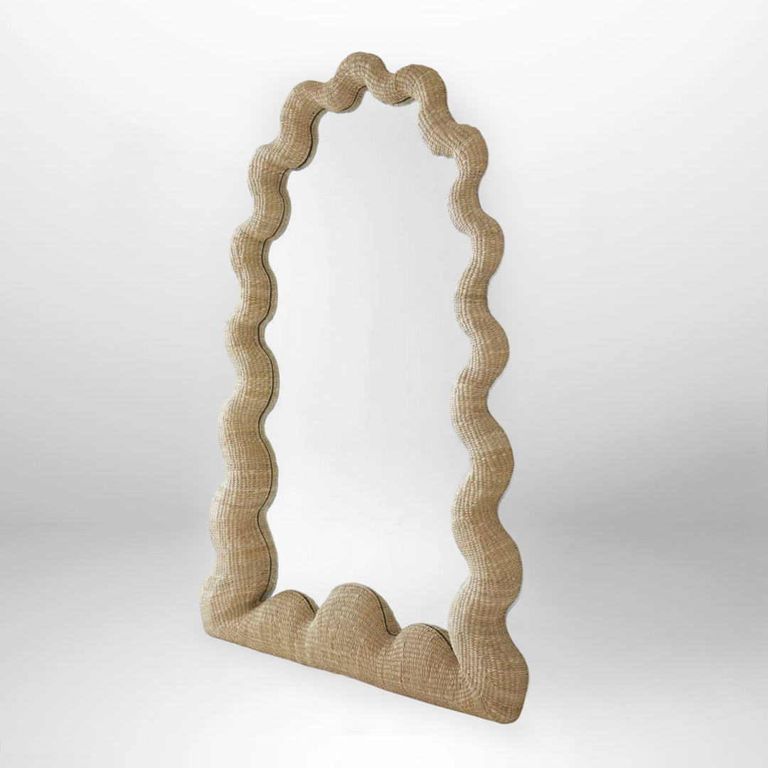 Mabie Raffia Mirror