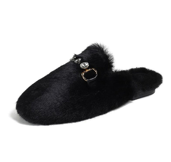 Hestia Jewel Black Loafers