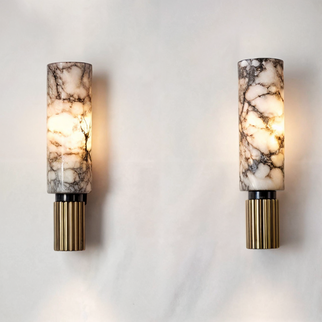 The Mabbie Marble Lamp