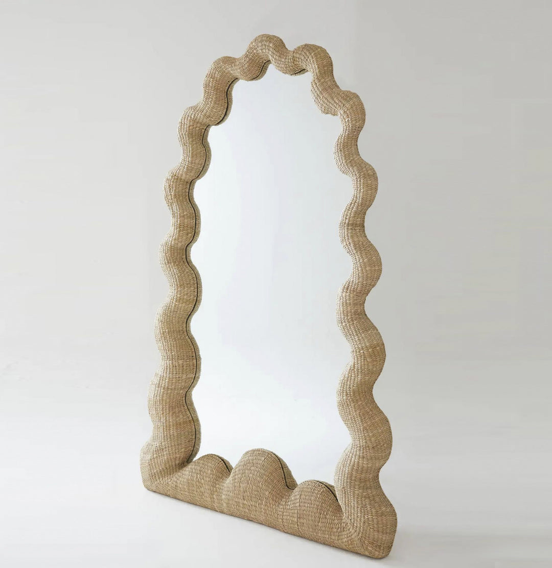 Mabie Raffia Mirror