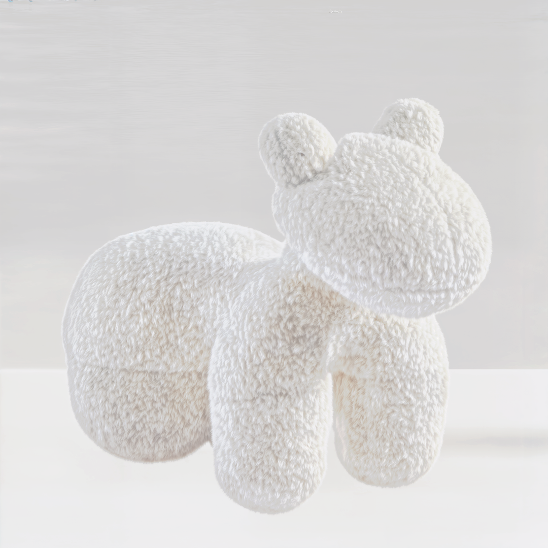 The Animal Boucle Stool