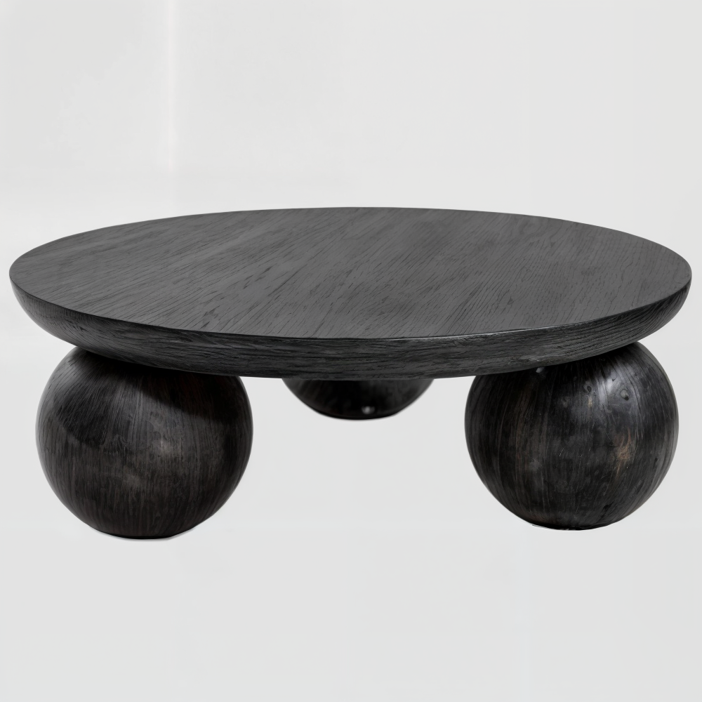 Lenna Black Wood Table