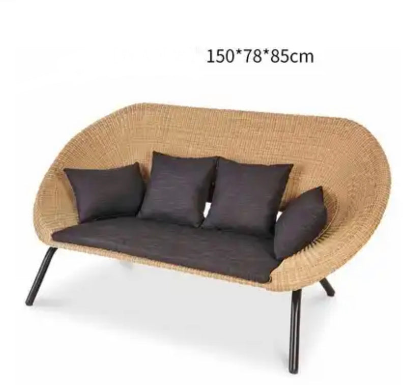 The Minimal Rattan Sofa