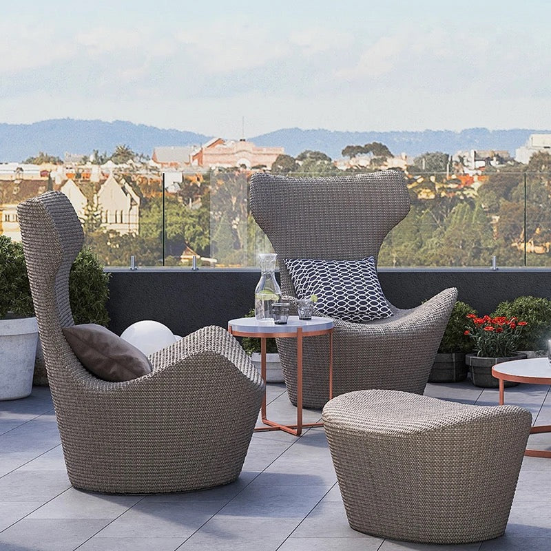 Amira Rattan Small Sofa