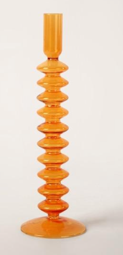 Ares Glass Candleholder