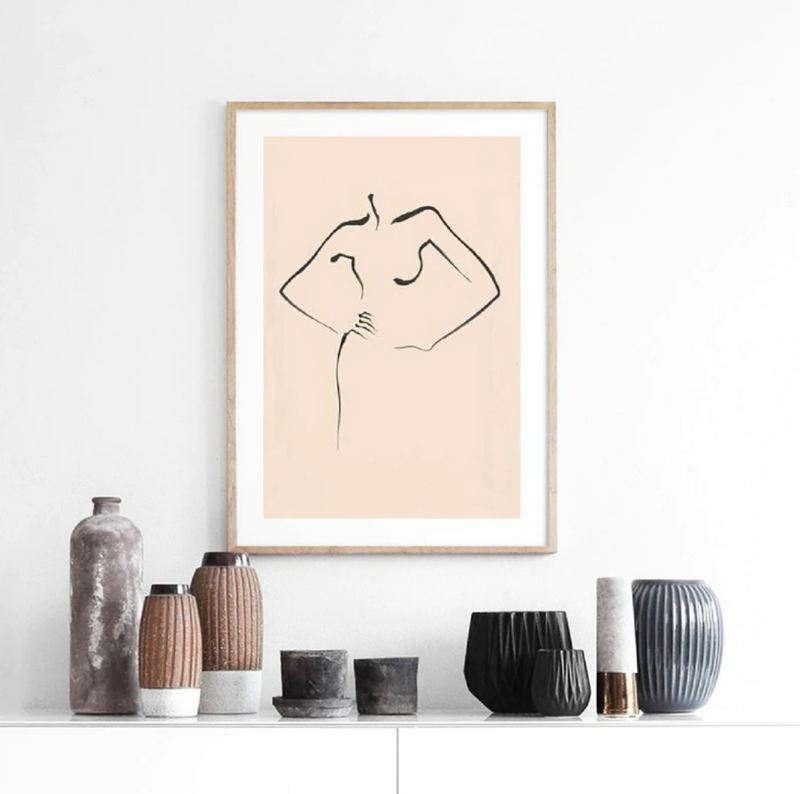Body Fine Line Drawing
