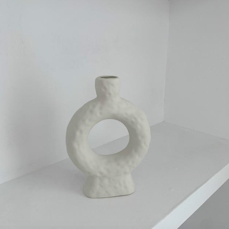 Hestia Ceramic Candlestick