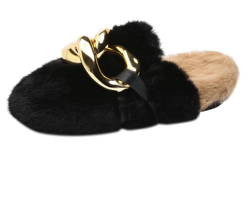 Anabella Black Slipper