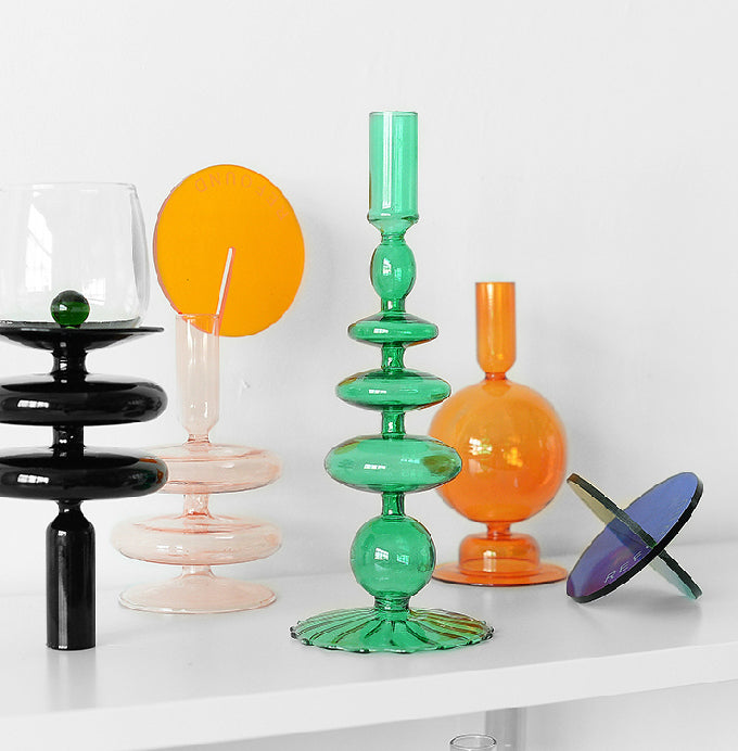 Iris Candlesticks Holders