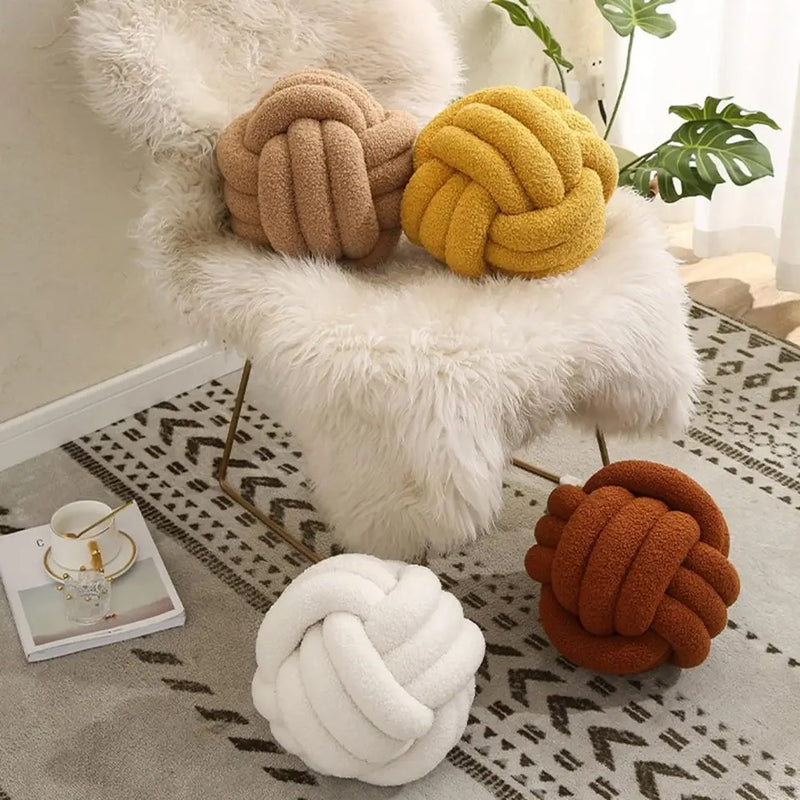 The Knot Boucle cushion