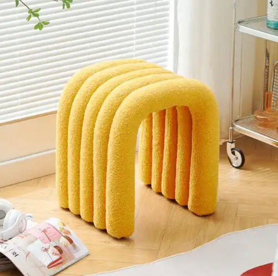 The minimal boucle stool