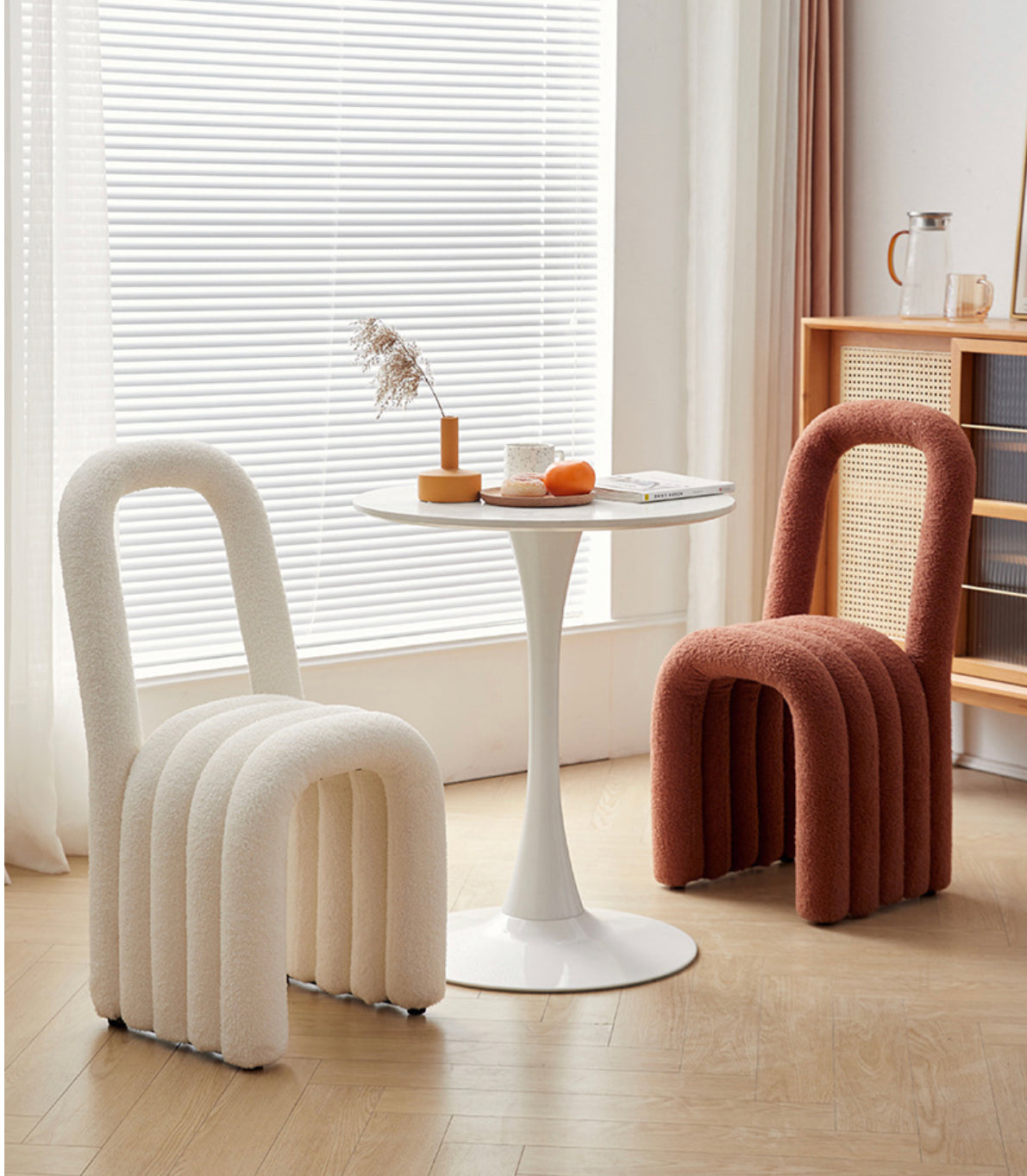 The minimal Bouclé Chair