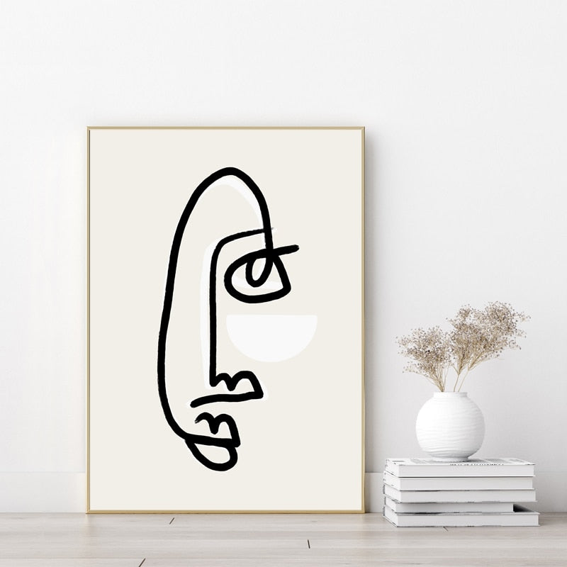 Face Line Drawing