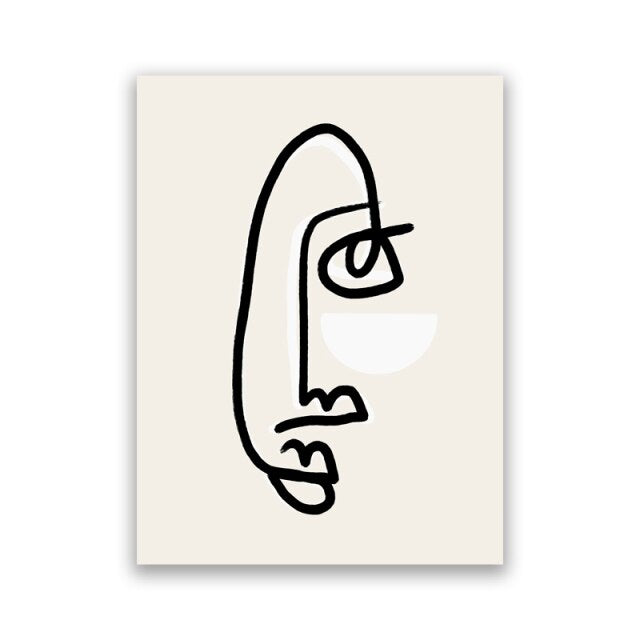 Face Line Drawing