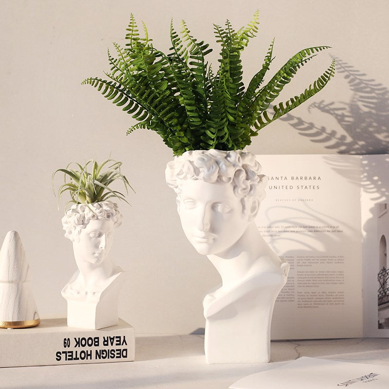 The Hipnos Faces Flower Vases