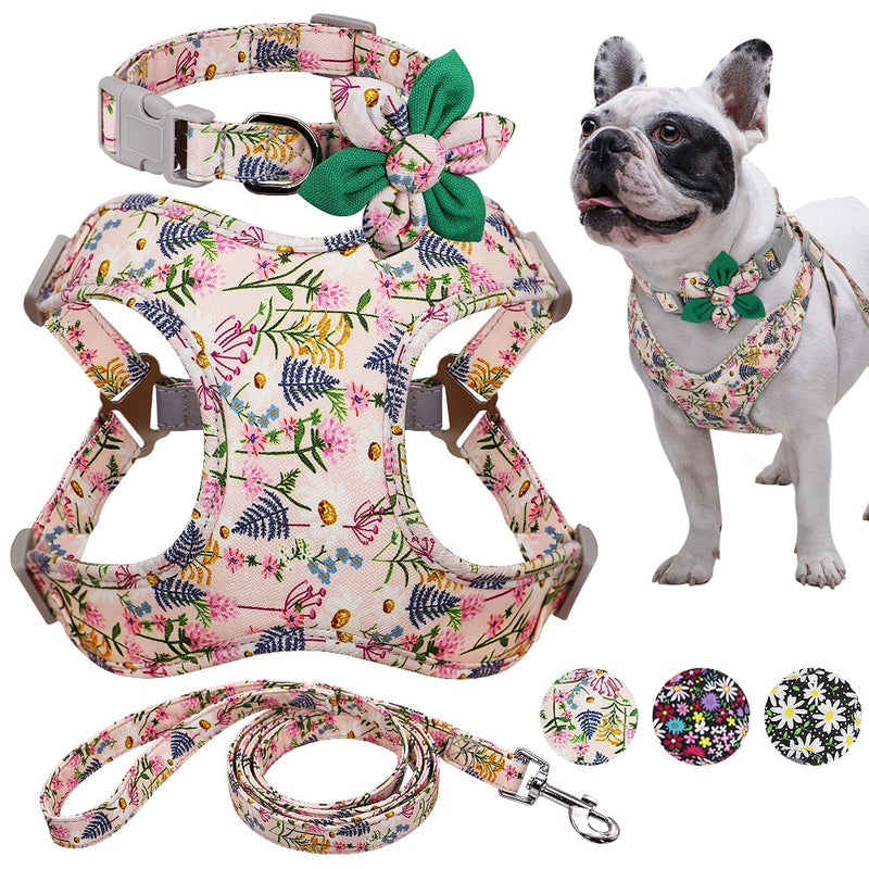 The Floral  Harness Set