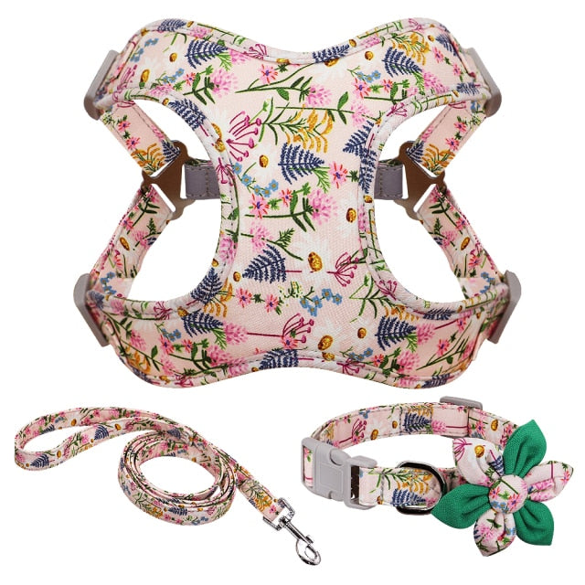 The Floral  Harness Set