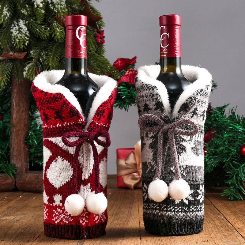 Christmas Wine Cover