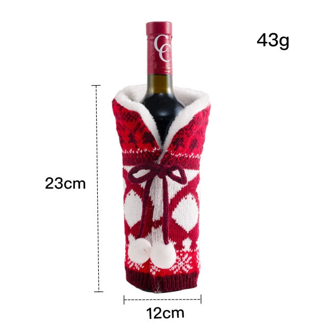 Christmas Wine Cover