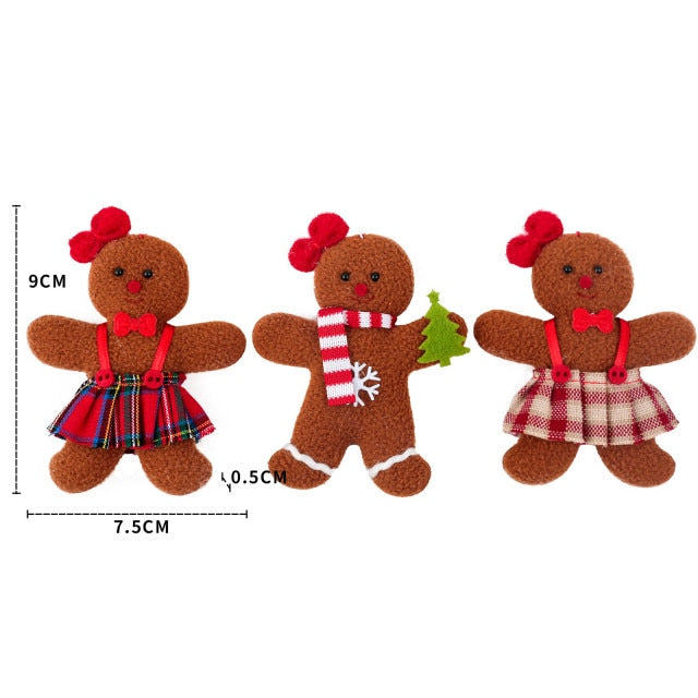 The fur 3Pcs Gingerbread Set